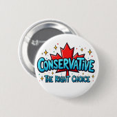 Canadian Conservative Button (Voorkant /achterkant)