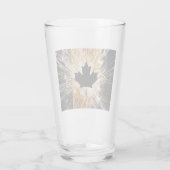 Canadian Construction Flag Glas (Achterkant)