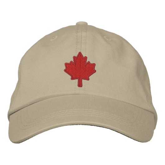 Canadian Embroidery Embroidered Maple Leaf Pet (Voorkant)