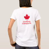 Canadian Family Cruise Vakantie Personaliseren T-shirt (Achterkant)