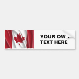 CANADIAN FLAG BUMPERSTICKER