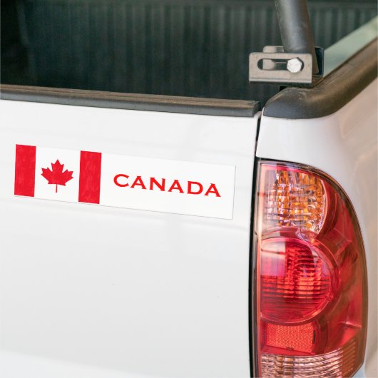 CANADIAN FLAG BUMPERSTICKER (Op Truck)