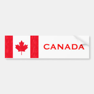 CANADIAN FLAG BUMPERSTICKER