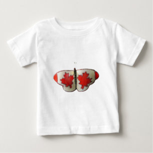 Canadian Flag Butterfly Design