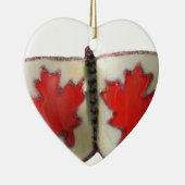 Canadian Flag Butterfly Design Keramisch Ornament (Rechts)