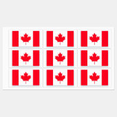 Canadian flag. CANADA.  Labels (Vel)