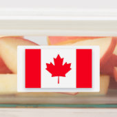 Canadian flag. CANADA.  Labels (Aangebracht)