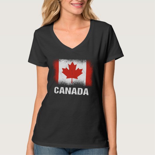 Canadian Flag Canada T-shirt (Voorkant)