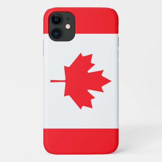 Canadian Flag Cell Phone Case (Achterkant)