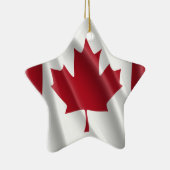 CANADIAN FLAG KERAMISCH ORNAMENT (Rechts)