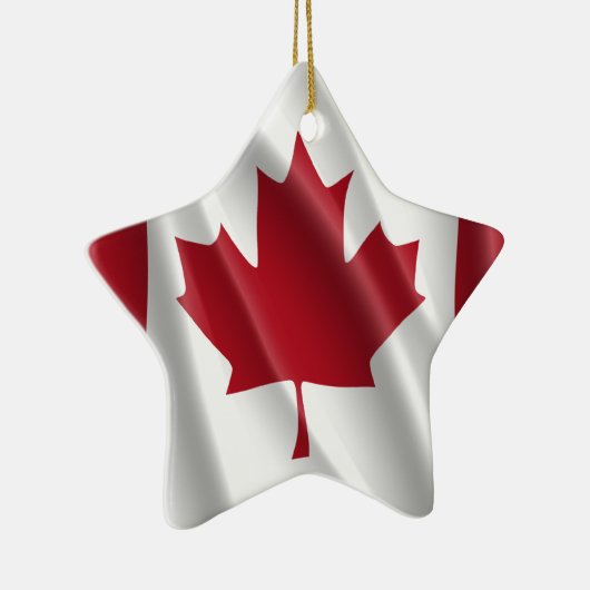 CANADIAN FLAG KERAMISCH ORNAMENT (Rechts)