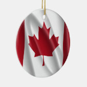 CANADIAN FLAG KERAMISCH ORNAMENT (Rechts)