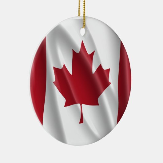 CANADIAN FLAG KERAMISCH ORNAMENT (Rechts)
