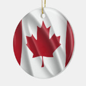 CANADIAN FLAG KERAMISCH ORNAMENT (Links)