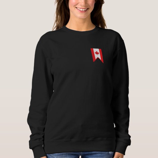 Canadian Flag Maple Leaf Trots Canada Lover Trui (Voorkant)