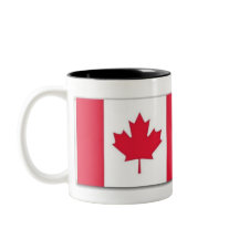 Canadian Flag Mug with the Anthem Title