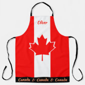 Canadian Flag schort, Canada Chefs keuken Schort (Voorkant)