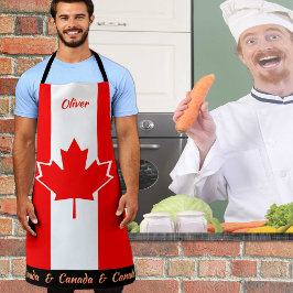 Canadian Flag schort, Canada Chefs keuken Schort