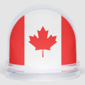 Canadian flag snow globe with your custom photo sneeuwbol (Voorkant)