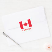 CANADIAN FLAG VIERKANTE STICKER (Envelop)
