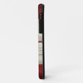 Canadian flag with customizable wooden background Case-Mate iPhone case (Achterkant/links)