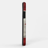 Canadian flag with customizable wooden background Case-Mate iPhone case (Achterkant/rechts)