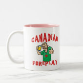 Canadian Foreplay Tweekleurige Koffiemok (Links)