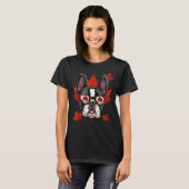 Canadian French Bulldog Maple Tree Leaf Canada Fla T-shirt (Voorkant volledig)