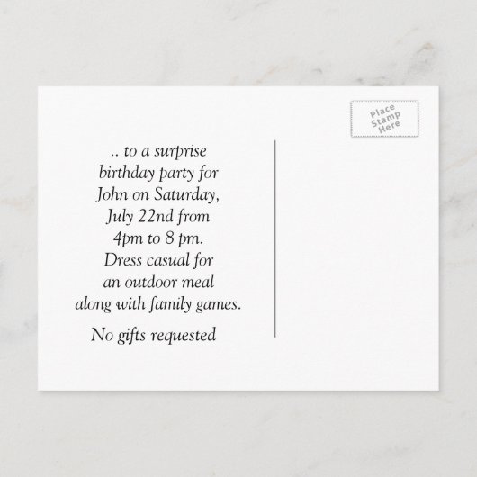 Canadian Geese Briefkaart-Invitation-customize Uitnodiging Briefkaart (Achterkant)