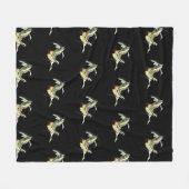 CANADIAN GEESE MIGRATIE FLEECE DEKEN (Voorkant (Horizontaal))