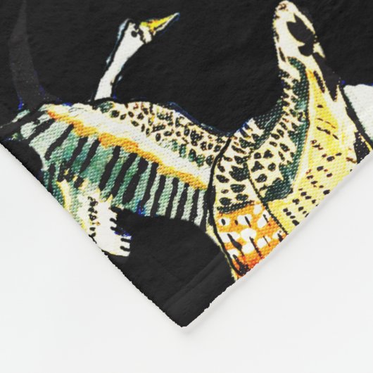 CANADIAN GEESE MIGRATIE  FLEECE DEKEN (Hoek)