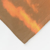 Canadian Geese Sunset Silhouette Fleece Deken (Hoek)