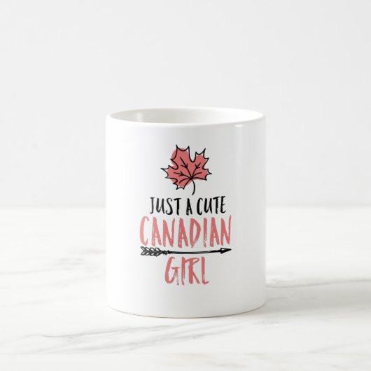 Canadian Girl Canada Gift Koffiemok (Center)