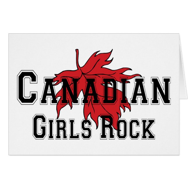 Canadian Girls Rock (Voorkant Horizontaal)