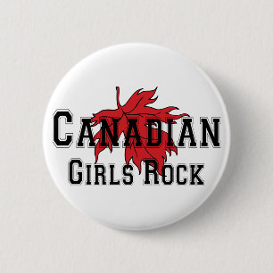 Canadian Girls Rock Ronde Button 5,7 Cm