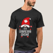 Canadian Gnome Family Matching Group Christmas Out T-shirt (Voorkant)