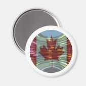 Canadian Gold MapleLeaf - Succes in diversiteit Magneet (Voorkant / Achterkant)