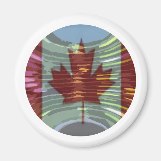 Canadian Gold MapleLeaf - Succes in diversiteit Magneet (Voorkant)