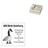 Canadian Goose Bedrijfsadres Rubberstempel (Gestempeld)