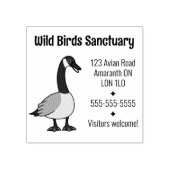 Canadian Goose Bedrijfsadres Rubberstempel (Afrduk)