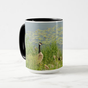 Canadian Goose beroemd gemaakt door Water Lillies Mok