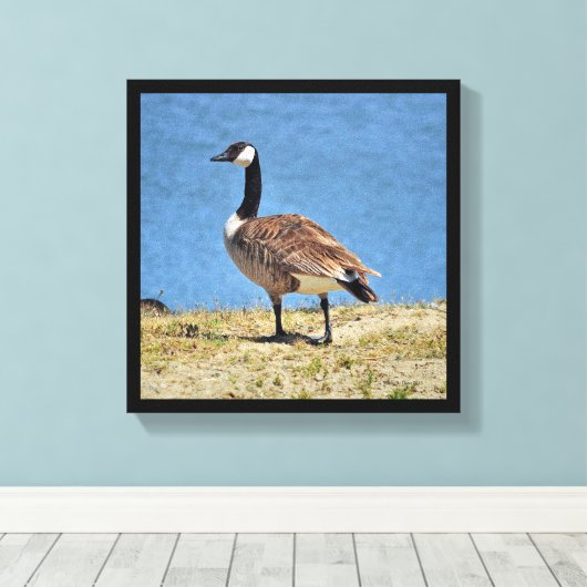 Canadian Goose Canva Wrap Print (Insitu (Houten vloer))