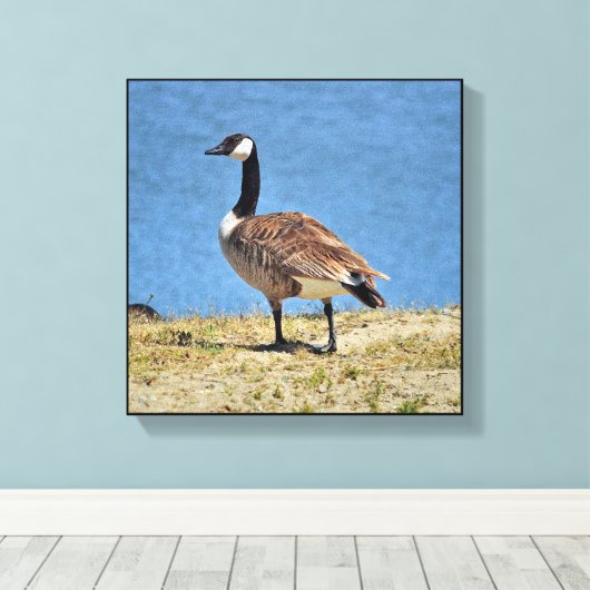 Canadian Goose Canva Wrap Print (Insitu (Houten vloer))