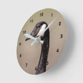 Canadian Goose Portrait Ronde Klok (Hoek)