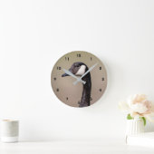 Canadian Goose Portrait Ronde Klok (Huis)
