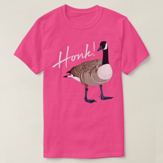 Canadian Goose Shirt Honk Funny Cute Bird Hunter G (Design voorkant)
