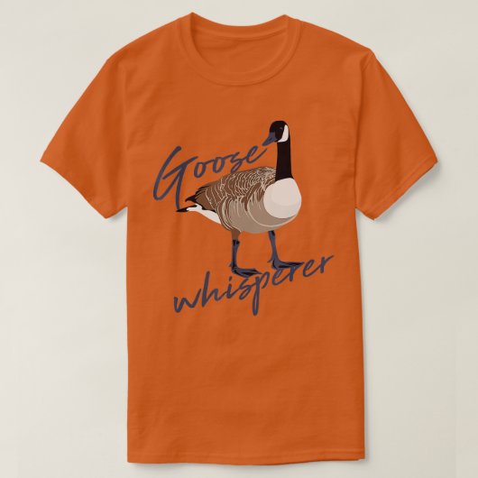 Canadian Goose Whisperer Shirt Funny Cute Bird Hun (Design voorkant)