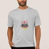 canadian ground with german roots t-shirt (Voorkant)