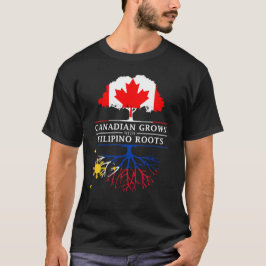 Canadian Grown in Filipino    Roots Filippijnen T-shirt
