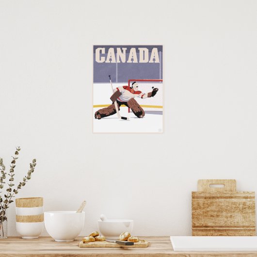 Canadian Hockey Poster (Keuken)